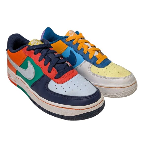 Nike Air Force 1 Low GS Shoes Unisex Kids What The Multicolor FQ8368-902 Sz 4.5 - Picture 1 of 11